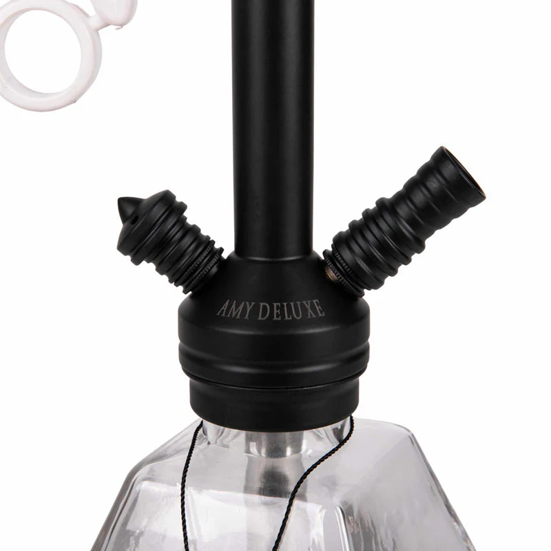 Amy Deluxe Falcon Hookah - Black - Image 2