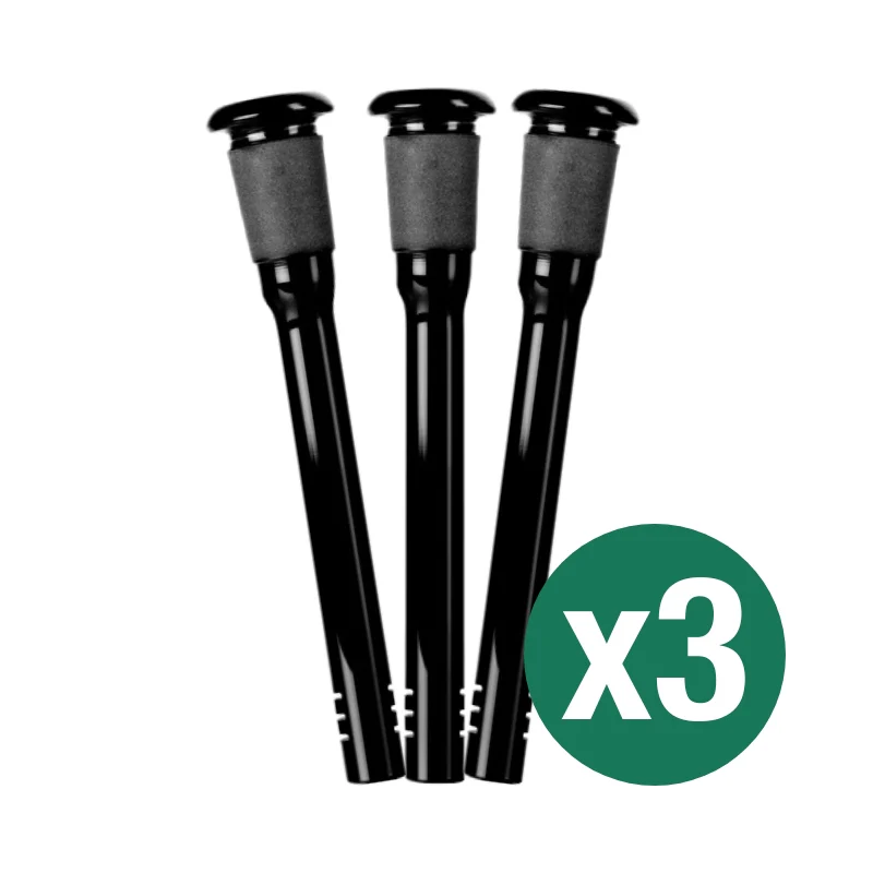 Black Glass Diffusor Downstem 14mm (3 Pack)