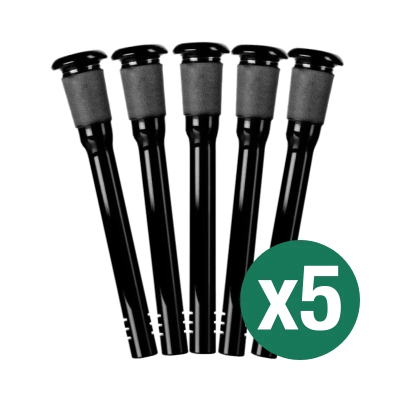 Black Glass Diffusor Downstem 14mm (5 Pack)