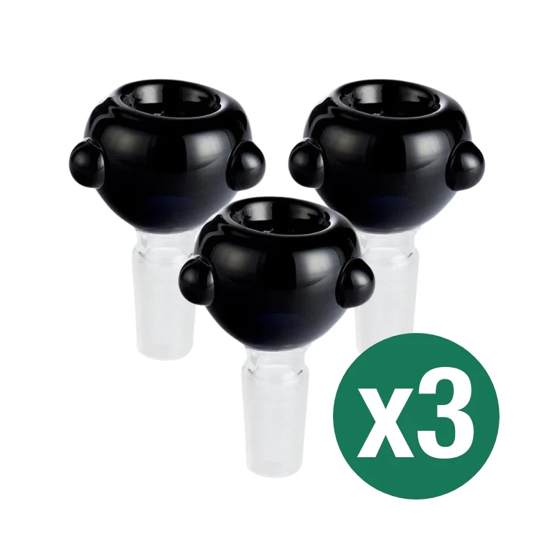 Bubble Glass Cone Piece 14mm (3 Pack) - Image 5