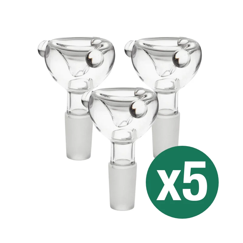 Bubble Glass Cone Piece 14mm (5 Pack)