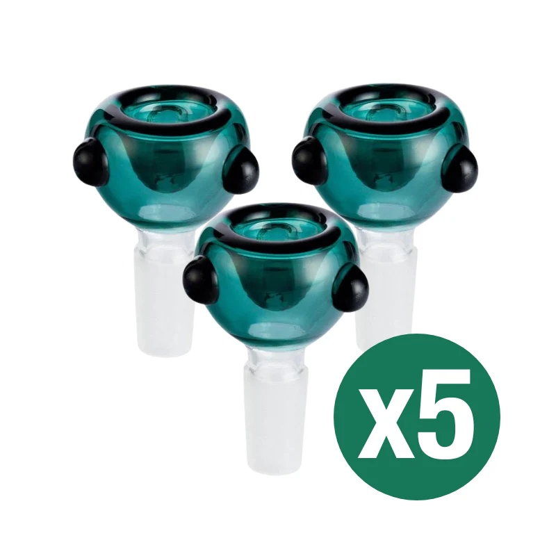 Bubble Glass Cone Piece 14mm (5 Pack) - Image 3