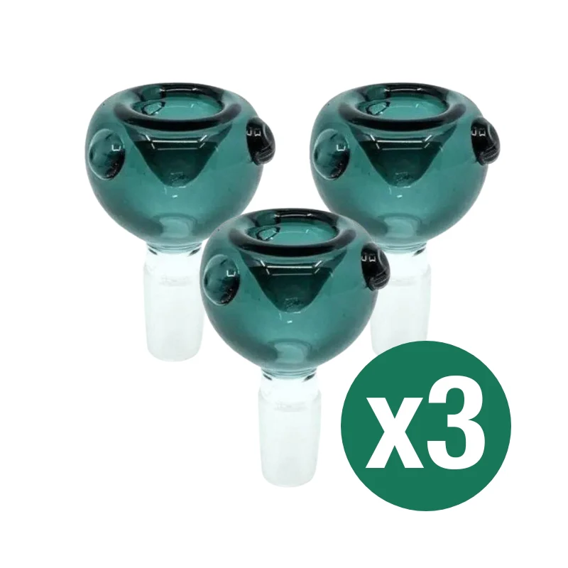 Bubble Glass Cone Piece 18mm (3 Pack) - Image 4