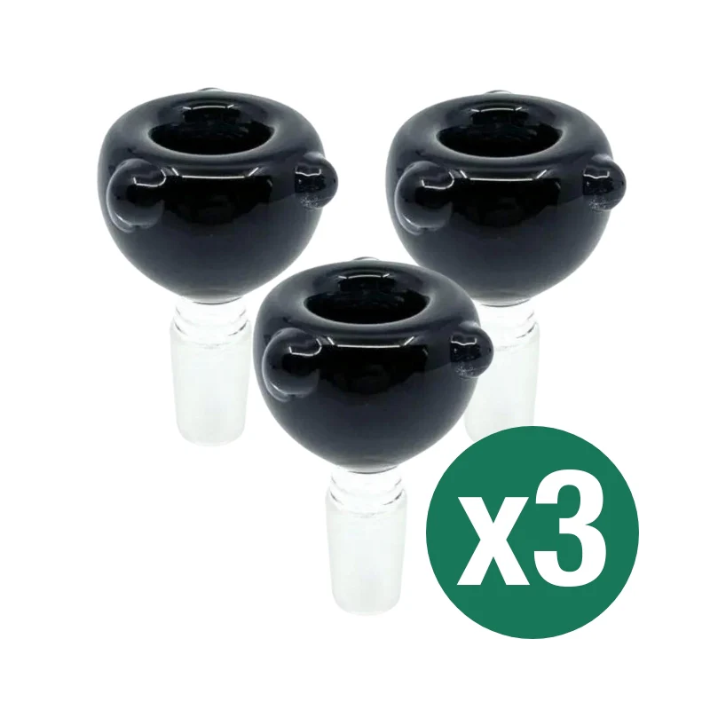 Bubble Glass Cone Piece 18mm (3 Pack) - Image 5