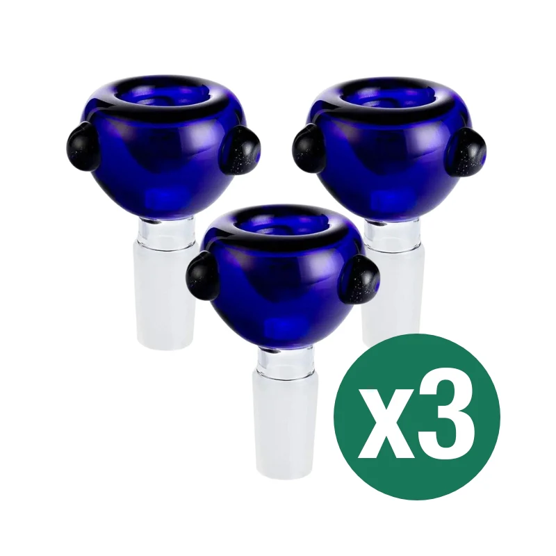 Bubble Glass Cone Piece 18mm (3 Pack) - Image 6