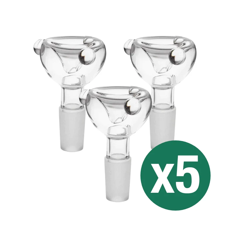 Bubble Glass Cone Piece 18mm (5 Pack)