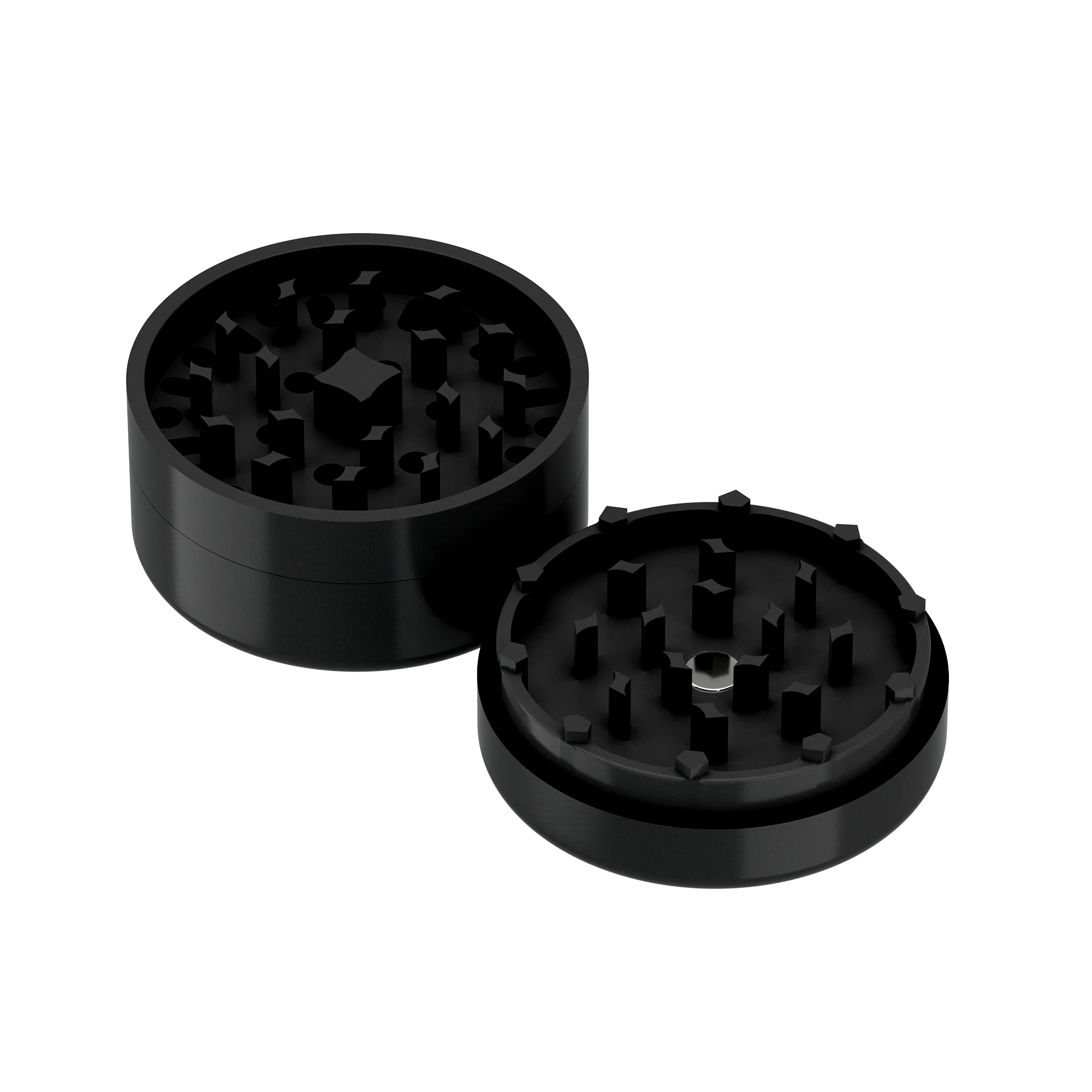 Bud 3-Part Ceramic Ultra Non-Stick Grinder 55mm - Black - Image 3