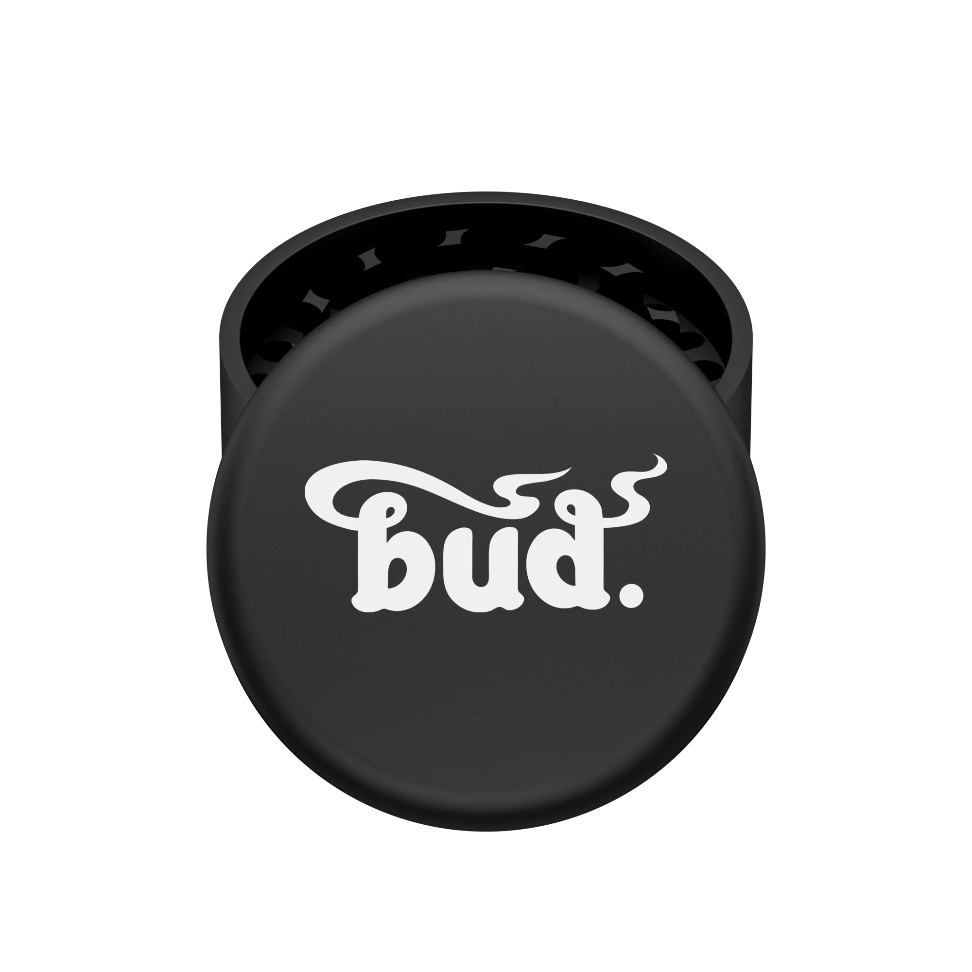 Bud 3-Part Matte Grinder 62mm - Black