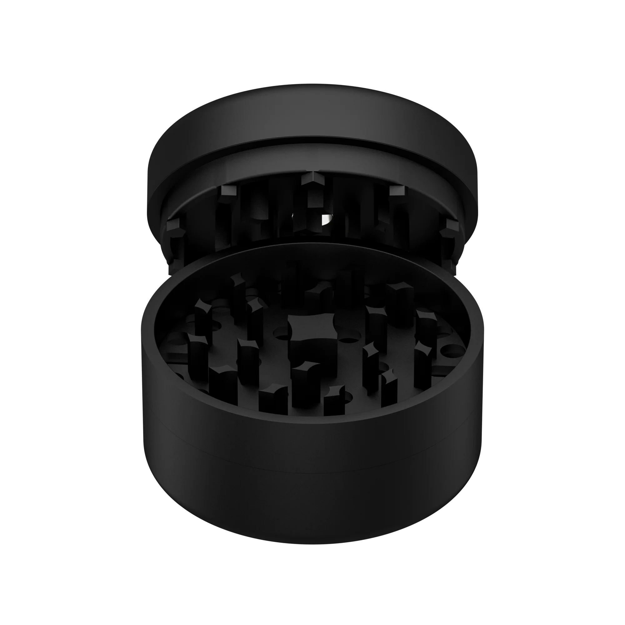 Bud 3-Part Matte Grinder 62mm - Black - Image 3