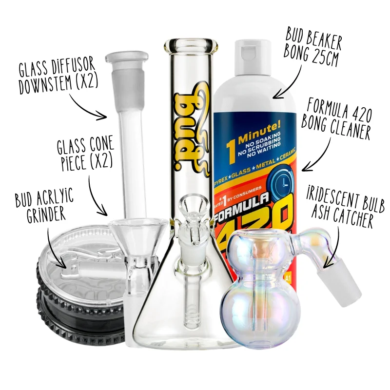 Bud Beaker Bong Bundle - Large - Image 2