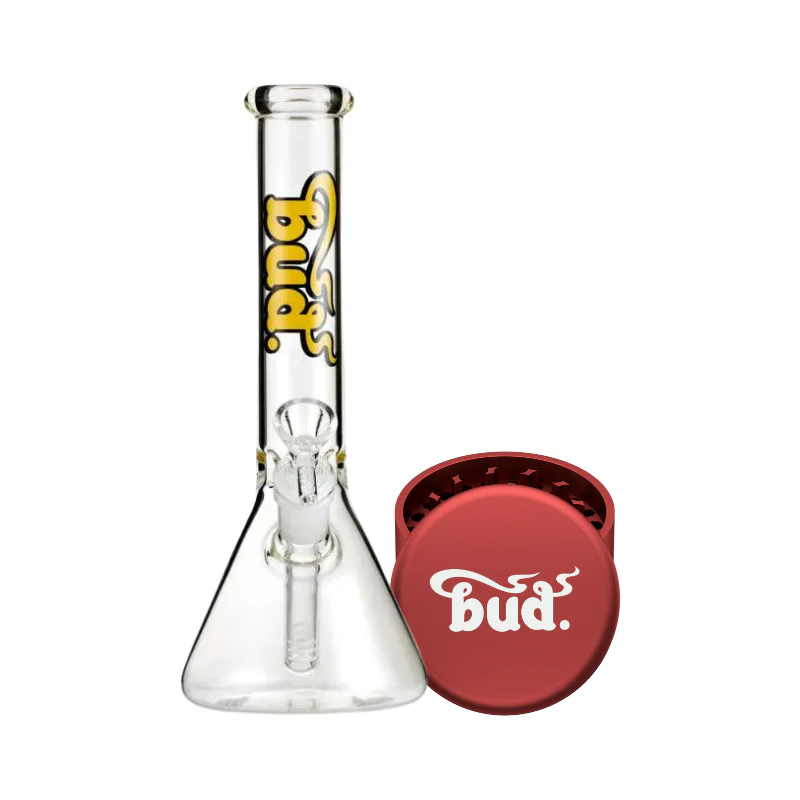 Bud Beaker Bong & Grinder Bundle - Image 3