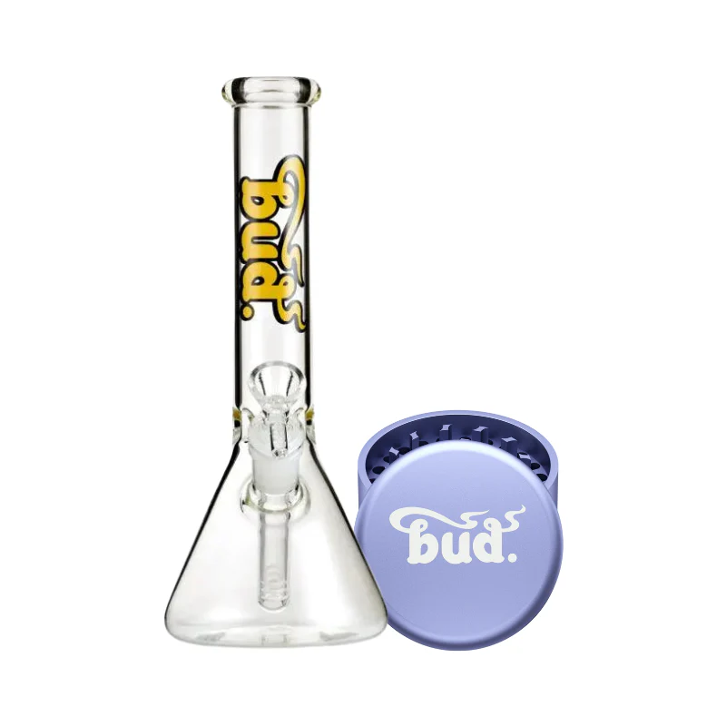 Bud Beaker Bong & Grinder Bundle - Image 4