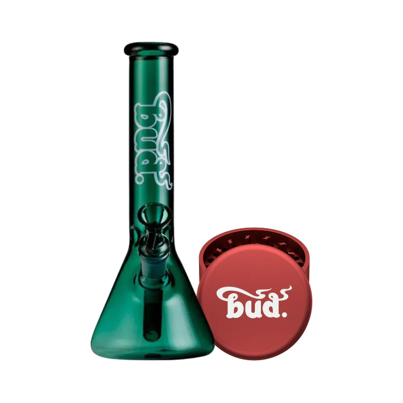Bud Beaker Bong & Grinder Bundle - Image 7