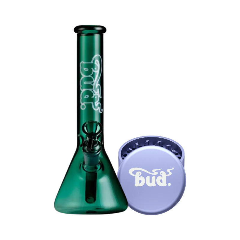 Bud Beaker Bong & Grinder Bundle - Image 8