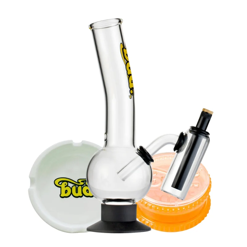 Bud Double Chamber Bubble Bong Bundle - Image 11