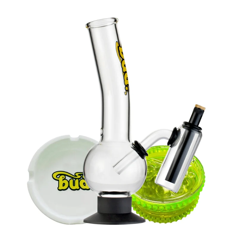 Bud Double Chamber Bubble Bong Bundle - Image 13