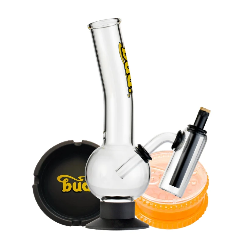 Bud Double Chamber Bubble Bong Bundle - Image 3