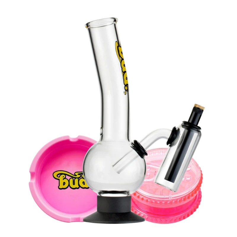 Bud Double Chamber Bubble Bong Bundle - Image 8