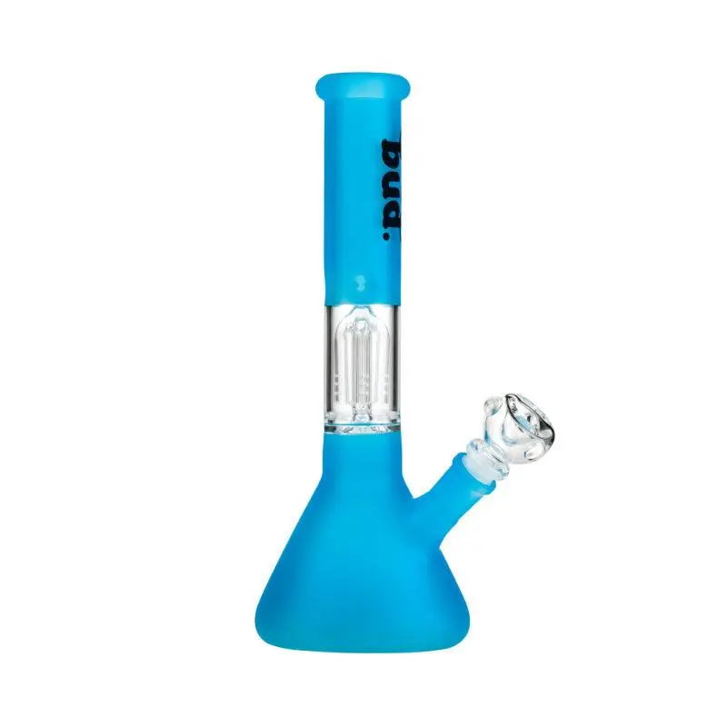 Bud Fluoro Tree Percolator Bong 28cm - Blue - Image 2