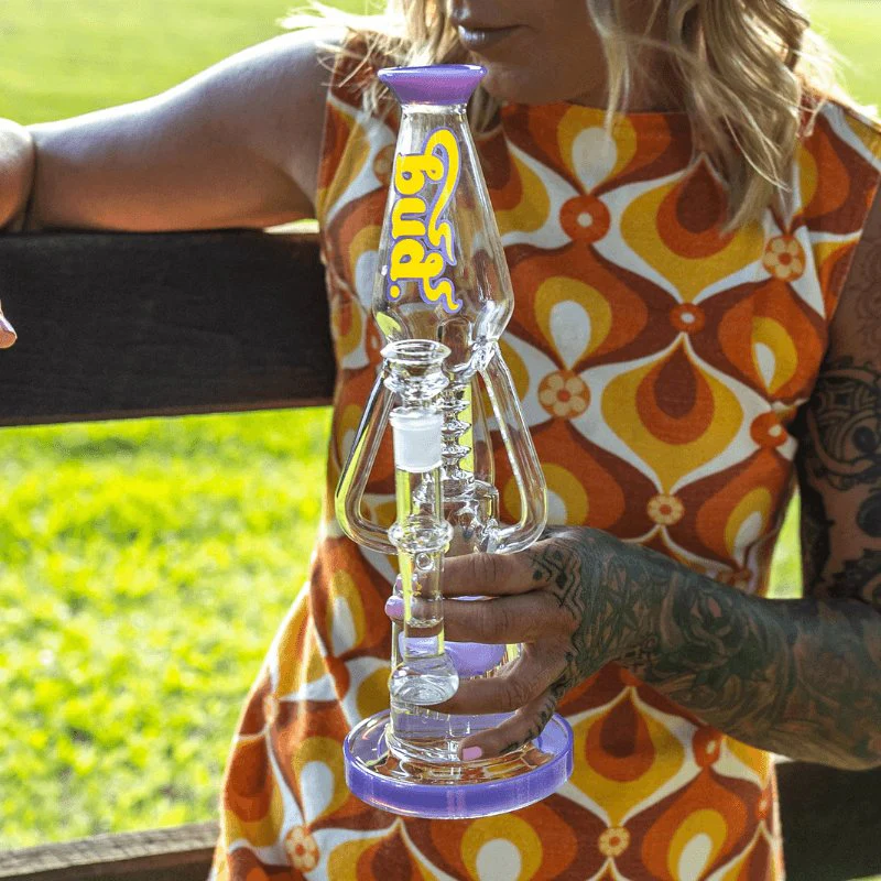 Bud Jellyfish Percolator Bong 33cm - Image 4