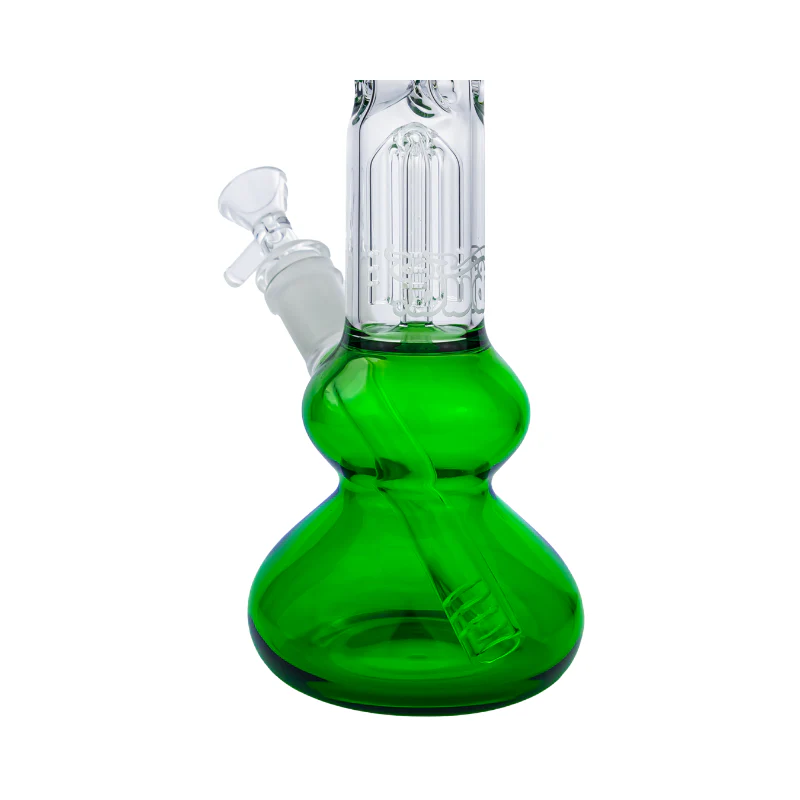 Bud Mini Tree Percolator Beaker Bong 22cm - Green - Image 3