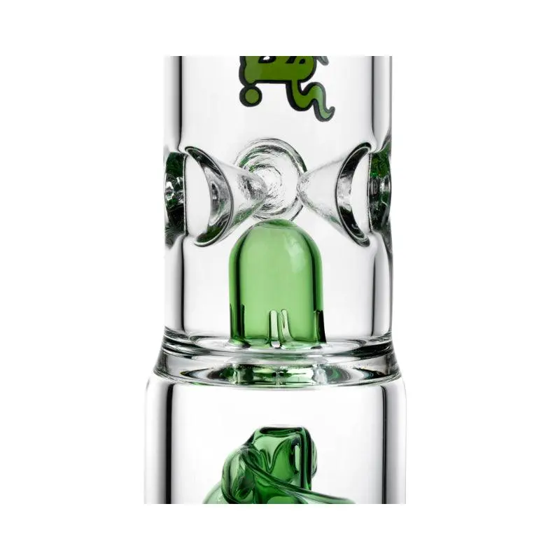 Bud Spiral Percolator Bong 30cm - Green - Image 3
