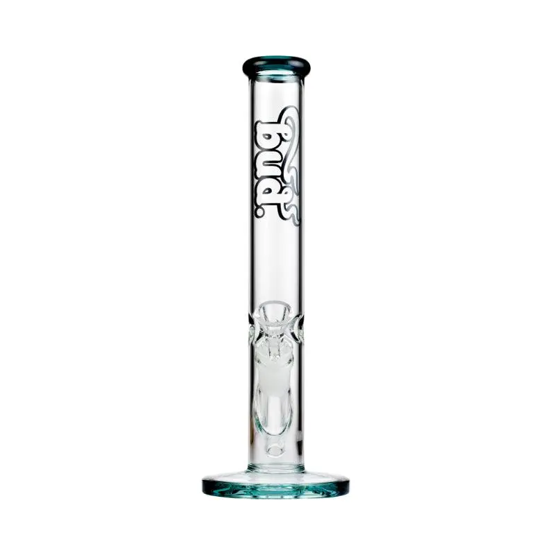 Bud Straight Tube Bong 30cm - Teal