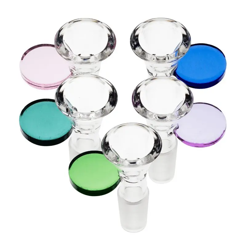 Coin Handle Accent Glass Cone Piece 14mm - Image 8