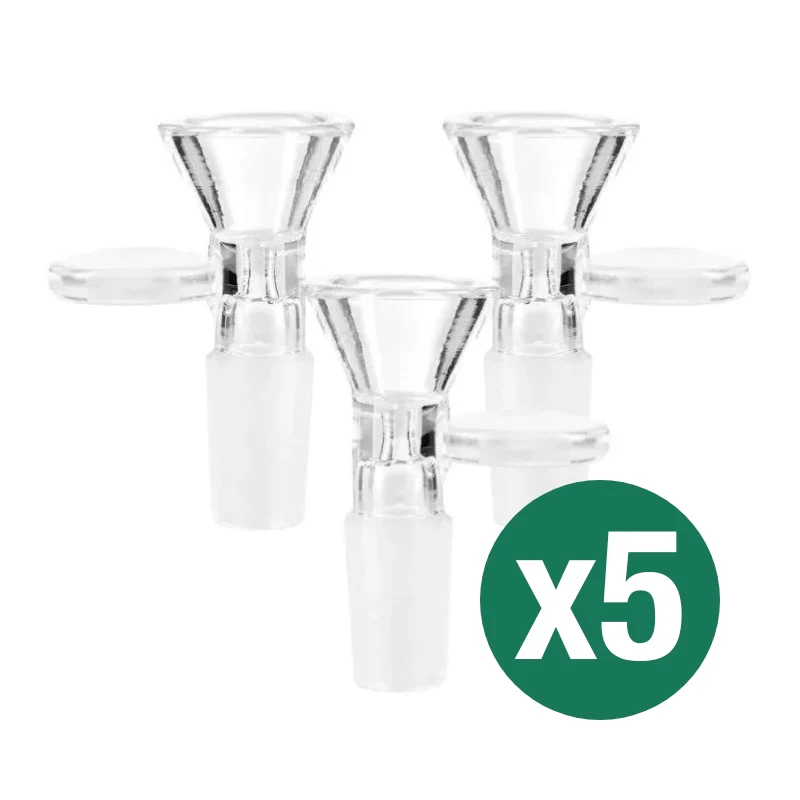 Coin Handle Glass Cone Piece 14mm (5 Pack) - Image 7