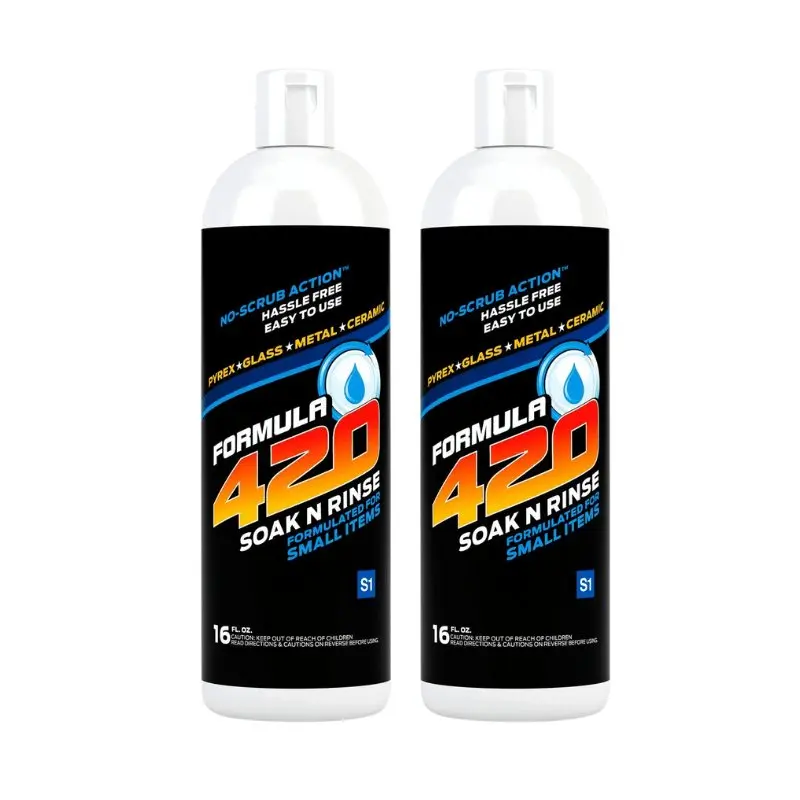 Formula 420 - Soak-N-Rinse Glass Bong Cleaner (473ml) - Image 2
