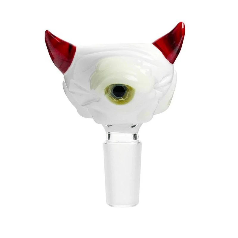 Frank Loves Glass Eyeball Cone Piece 14mm - Glow In The Dark - Image 5
