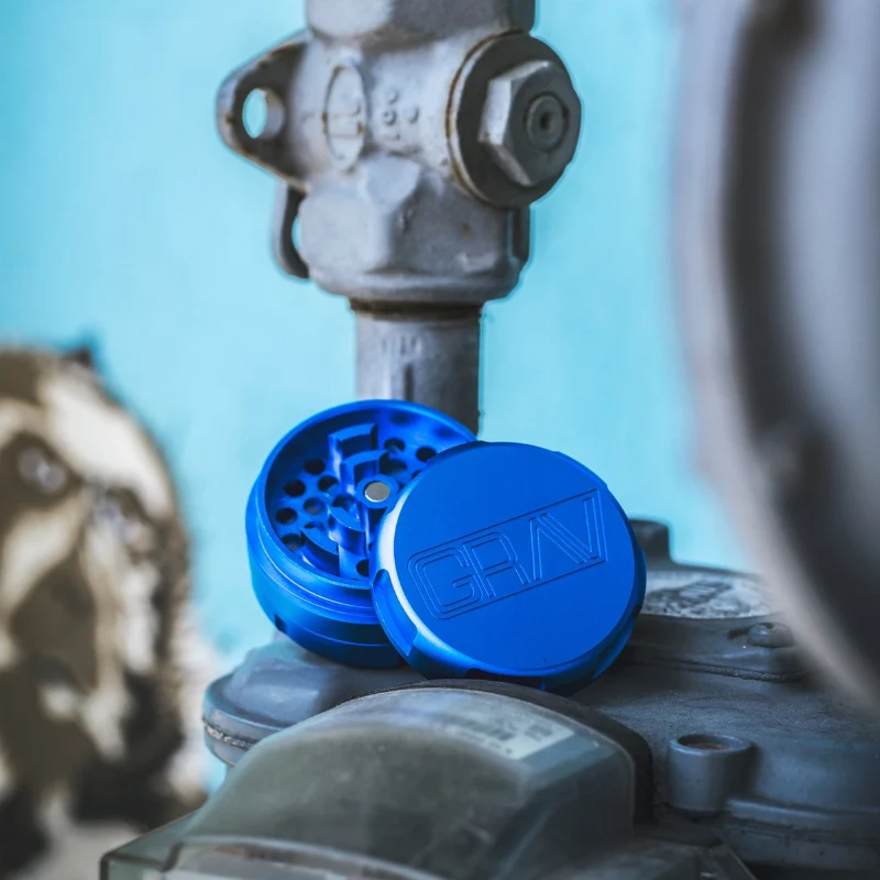 GRAV 3 Piece Grinder - Blue - Image 5