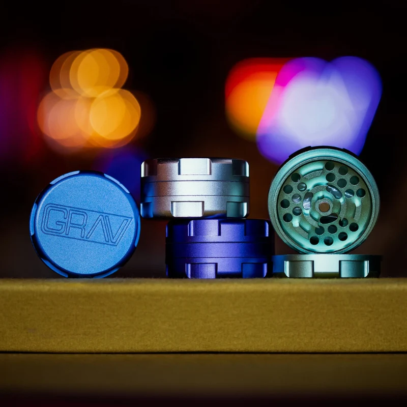 GRAV 3 Piece Grinder - Blue - Image 11
