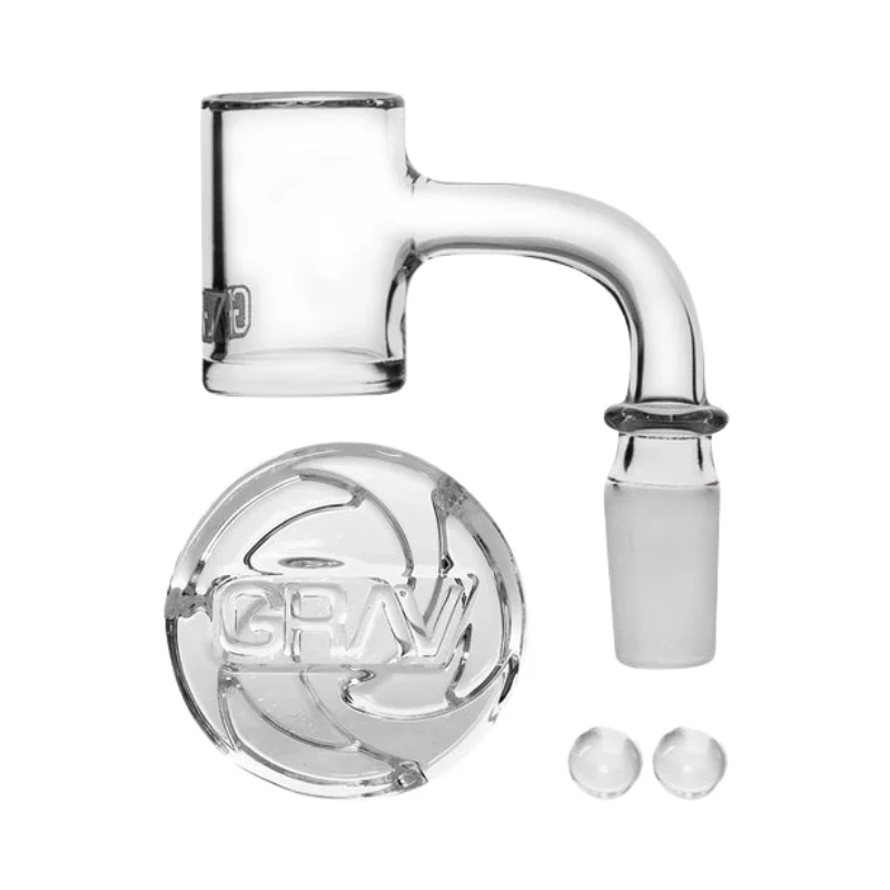 GRAV 90° Seamless Quartz Banger Set 14mm