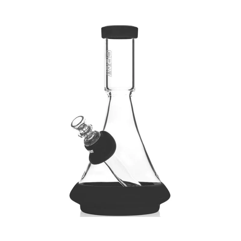 GRAV Deco Silicone Beaker Bong 24cm - Black