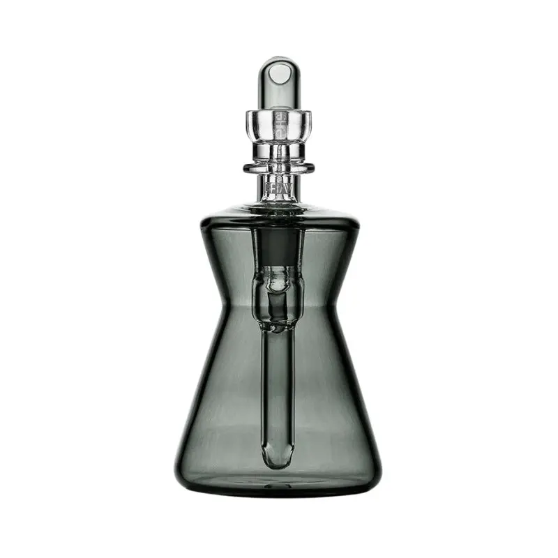 GRAV Hourglass Pocket Bubbler Bong 12cm - Smoke - Image 2