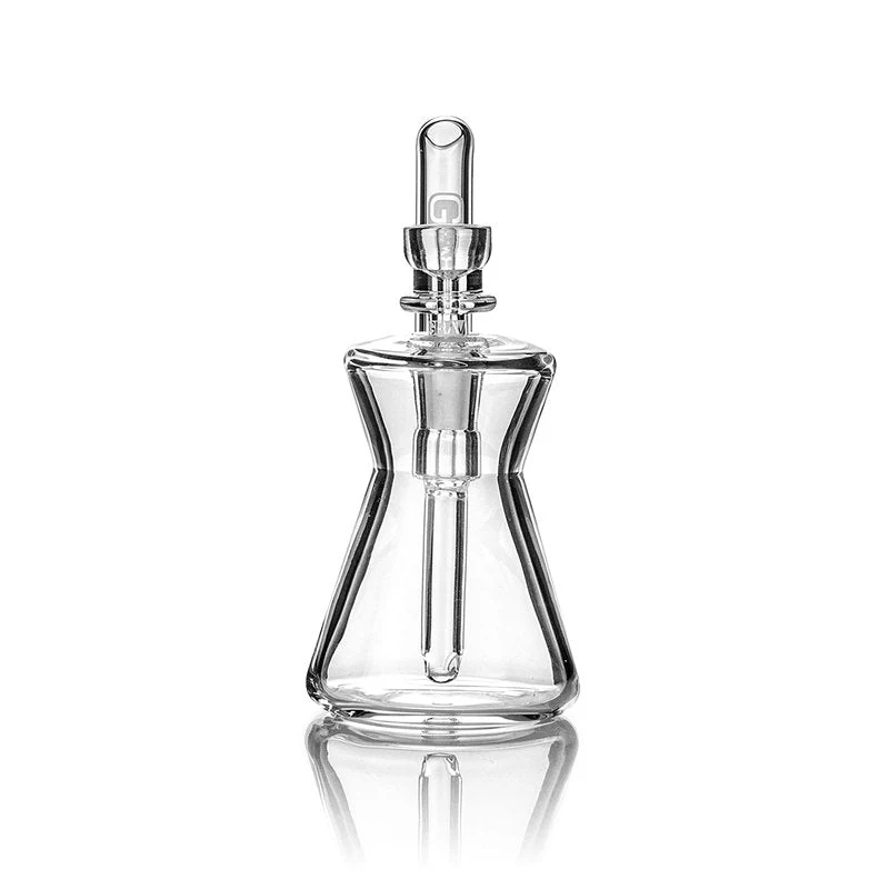 GRAV Hourglass Pocket Bubbler Bong 12cm - Image 3