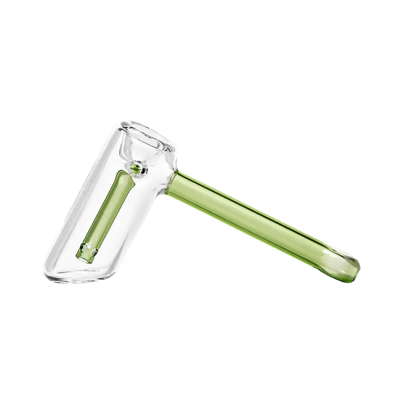 GRAV Mini Hammer Bubbler Bong 13cm - Green