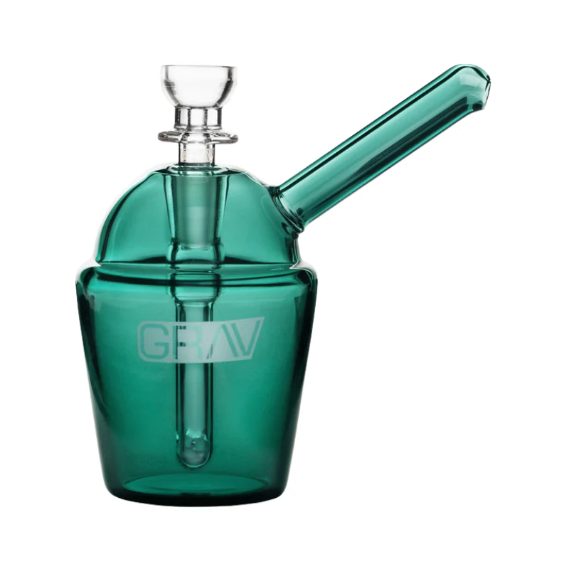 GRAV Slush Cup Pocket Bubbler Bong 12cm - Teal
