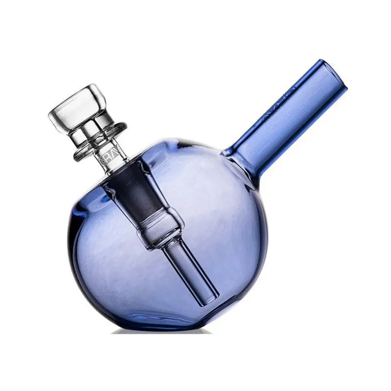 GRAV Spherical Pocket Bubbler Bong 10cm - Blue - Image 3
