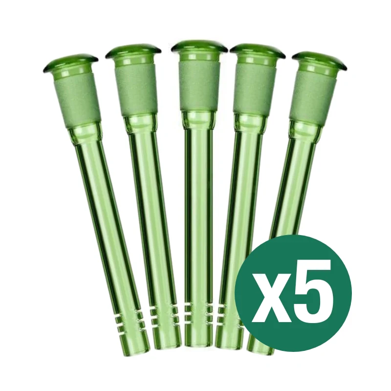 Green Glass Diffusor Downstem 14mm (5 Pack)