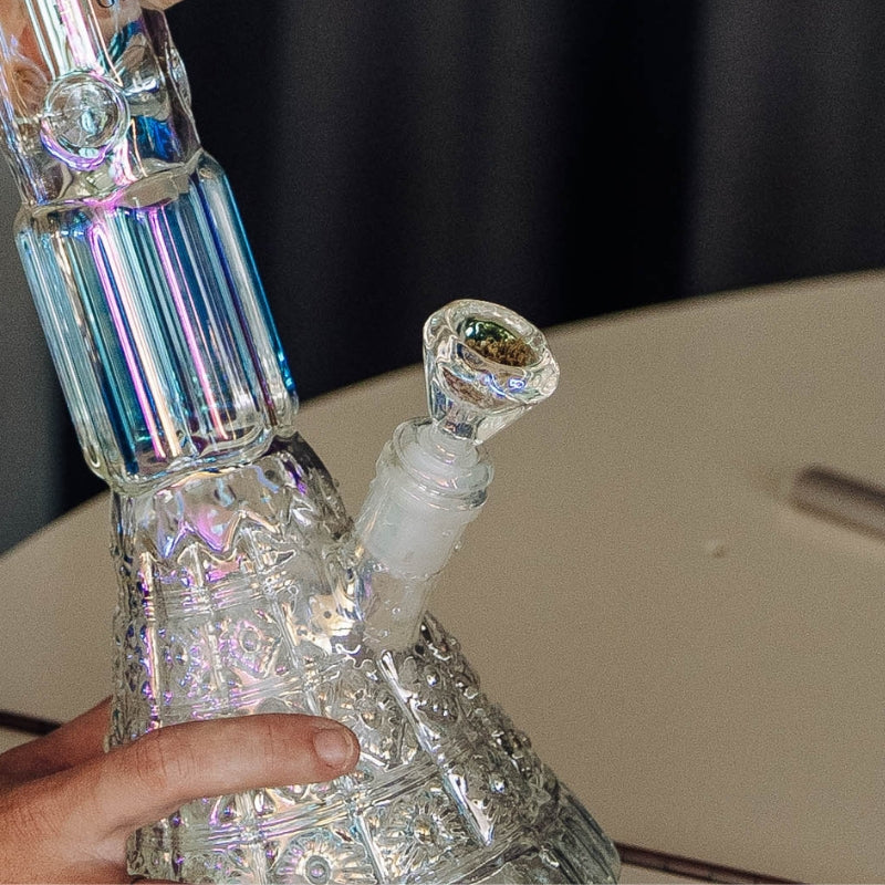 Her Highness III Glass Cone Piece 14mm - Iridescent - Image 4