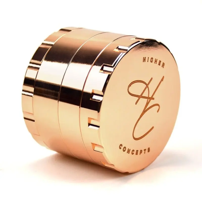Higher Concepts 4-Part Stainless Steel Grinder - Rose Gold - Image 2