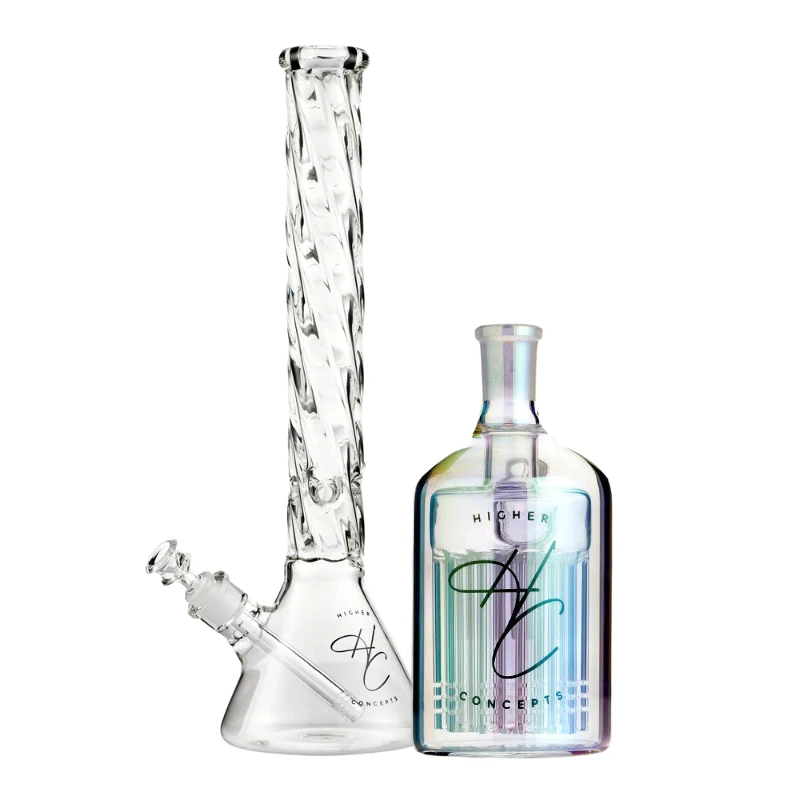 Higher Concepts Spiral Bong & Ash Catcher Bundle - Image 4
