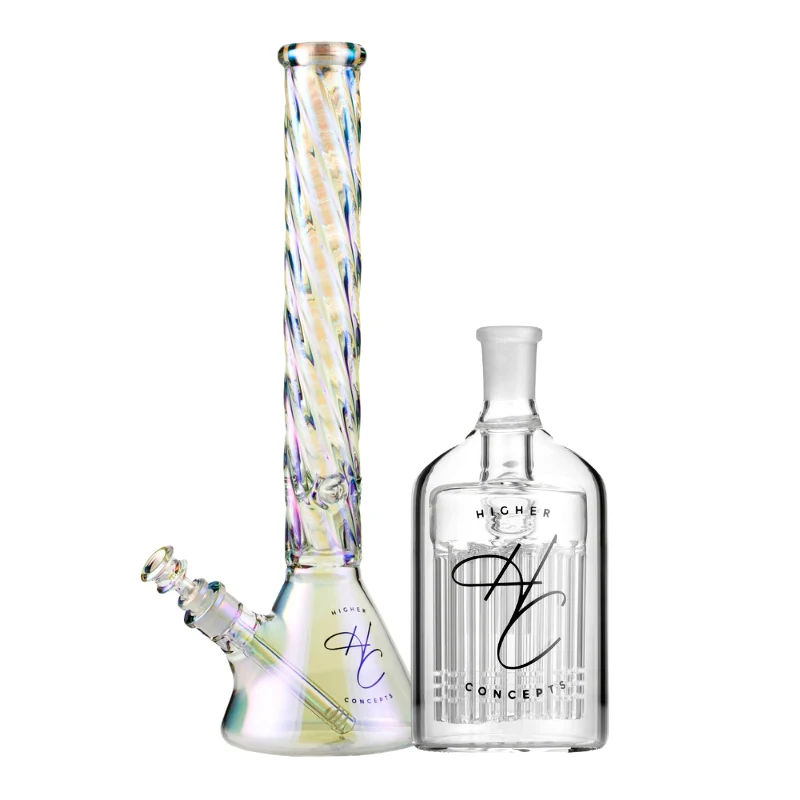Higher Concepts Spiral Bong & Ash Catcher Bundle - Image 5