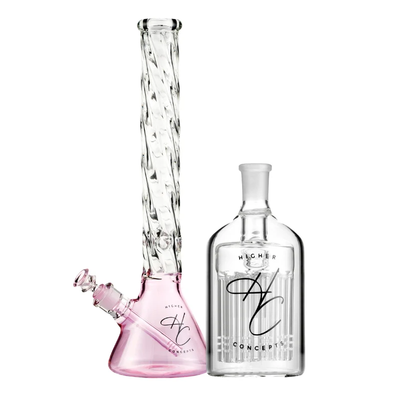 Higher Concepts Spiral Bong & Ash Catcher Bundle - Image 8