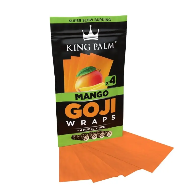 King Palm Flavoured Goji Wraps - Mango (4 Pack) - Image 2