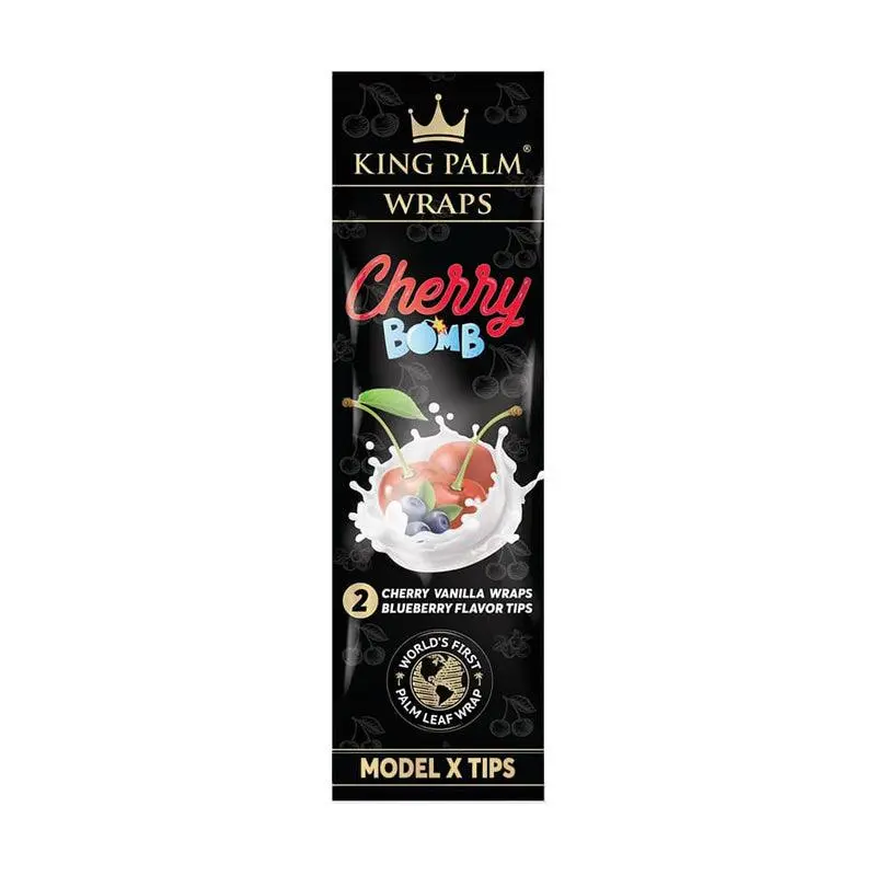 King Palm Flavoured Palm Leaf Wraps - Cherry Bomb (2 Pack)