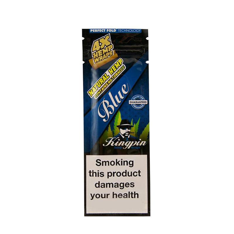 Kingpin Flavoured Hemp Wraps - Blueberry Bomb (4 Pack)