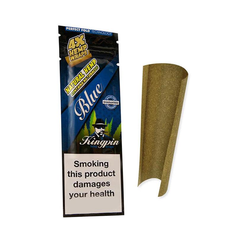 Kingpin Flavoured Hemp Wraps - Blueberry Bomb (4 Pack) - Image 2